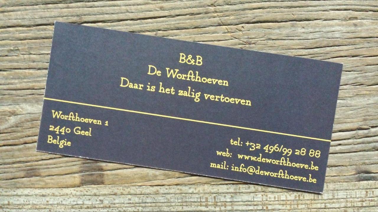 De Worfthoeve Geel Exterior foto